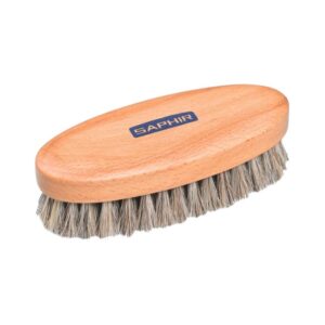 Brosse ovale crin de cheval Saphir