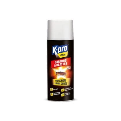 Aérosol cafards et blattes K.PRO 400ml