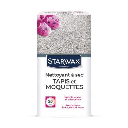 nettoyant à sec tapis et moquettes starwax