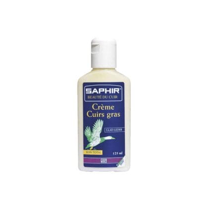 Cirage crème cuirs gras Saphir 125ml