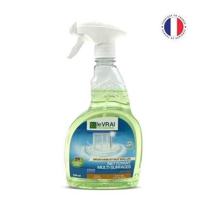 Spray nettoyant multisurfaces Le Vrai 750ml