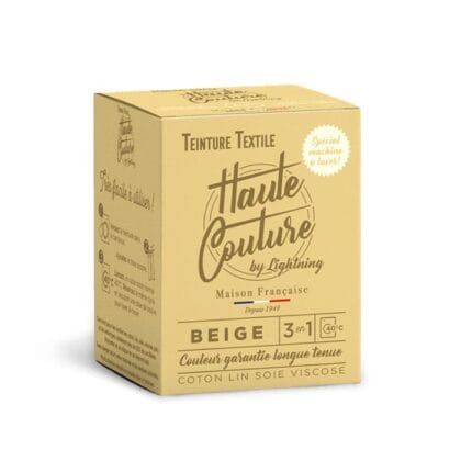 Teinture Textile Haute Couture Beige