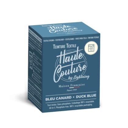 Teinture Textile Bleu Canard Haute Couture