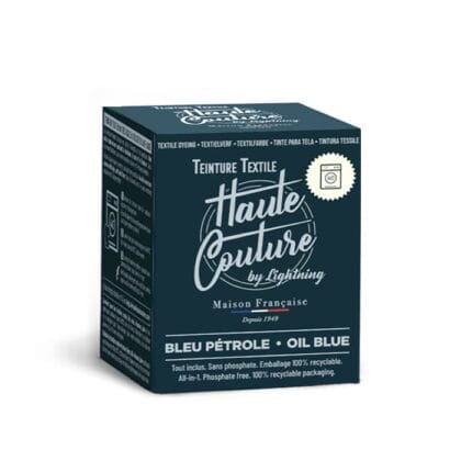 Teinture Textile Bleu Pétrole Haute Couture