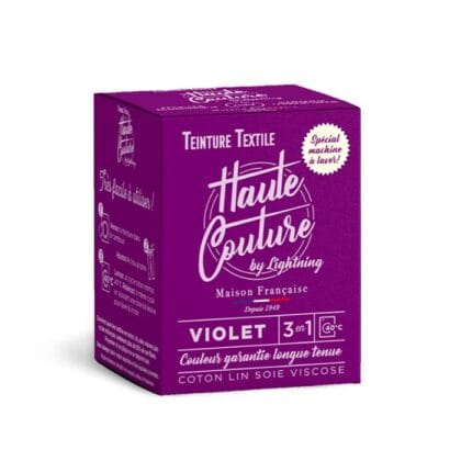 Teinture Textile Violet Haute Couture