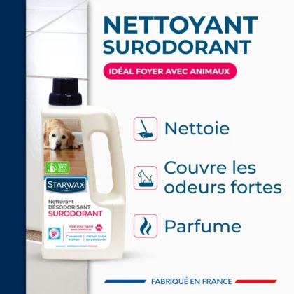 Nettoyant désodorisant surodorant Starwax