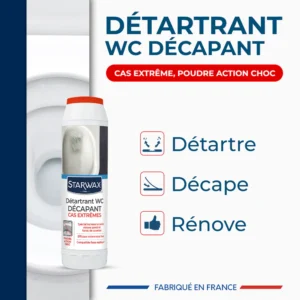 Détartrant WC décapant extrême poudre Starwax 1kg