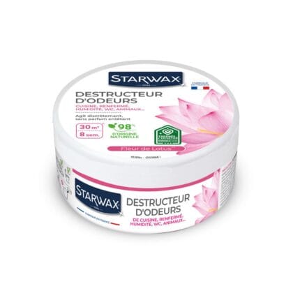 Destructeur d'odeurs fleur de lotus Starwax 300g