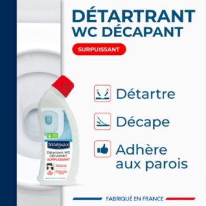 Détartrant surpuissant gel WC Starwax 750ml