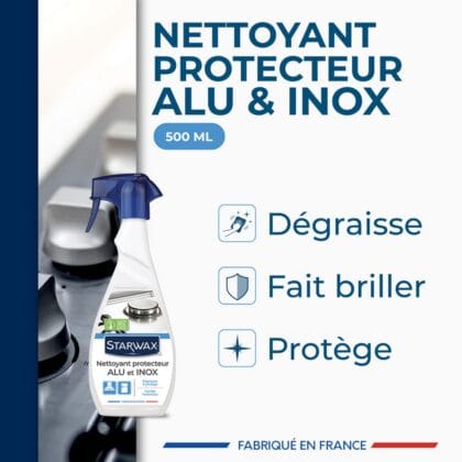 Nettoyant protecteur pour alu et inox Starwax 500ml