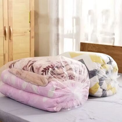 Housse plastique pour couette