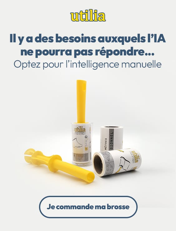 Brosse adhésives Utilia